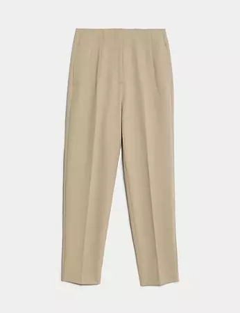 Tapered Ankle Grazer Trousers | M&S US