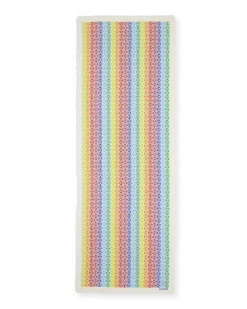 Loewe Rainbow Anagram Scarf