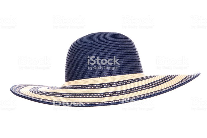 Blue Summer Sun Hat Stock Photo & More Pictures of Sun Hat - iStock
