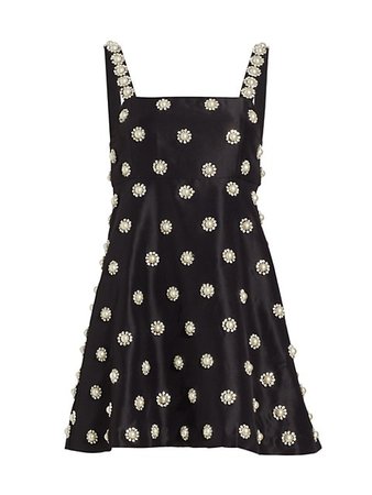 Shop Alice + Olivia Athene Embellished Minidress | Saks Fifth Avenue