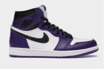 Nike ones black and purple