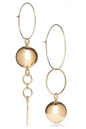Mounser | Solar gold-plated faux pearl earrings | NET-A-PORTER.COM