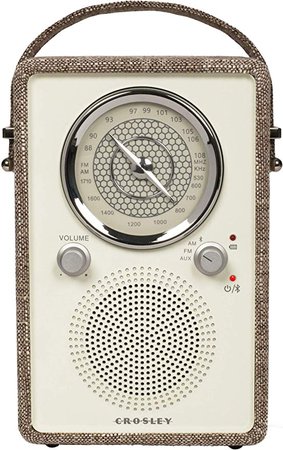Crosley CR3034A-TN Mockingbird Vintage Portable Am/FM/Bluetooth Radio, Tourmaline: Amazon.ca: Electronics