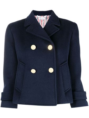 Thom Browne notched-lapel double-breasted Jacket - Farfetch