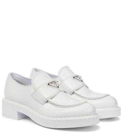 white prada shoes