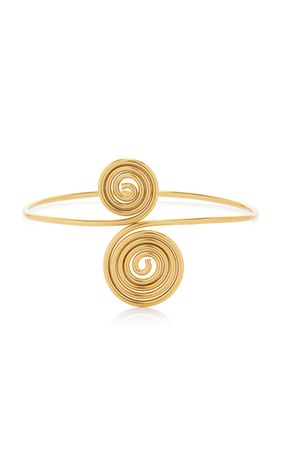 Spiral Gold-Plated Arm Cuff By Anni Lu | Moda Operandi