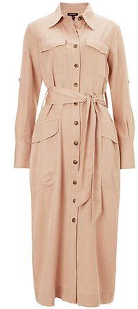 Lindon Utility Dress In Warm Sand