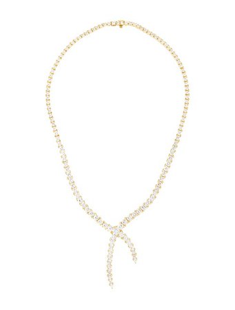 Necklace 18K Diamond Collar Necklace - Necklaces - NECKL48107 | The RealReal