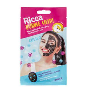 Máscara Ricca Bubble Help! de Limpeza Facial | Beleza na Web
