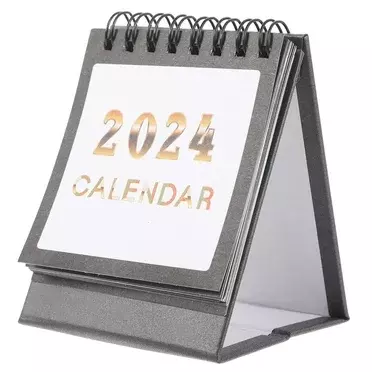 1 Book of Free Standing Calendar 2024 Desktop Calendar Desktop Calendar Desk Calendar for Office - Walmart.com