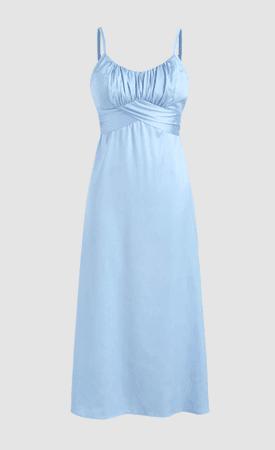 cider blue dress