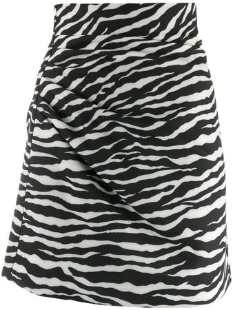 zebra print skirt