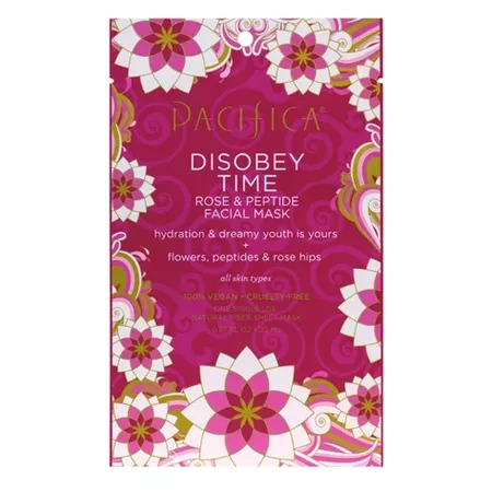 Pacifica Disobey Time Rose And Peptide Face Mask 0.67 Fl Oz : Target