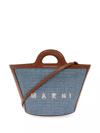 Marni Tropicalia logo-embroidered Tote Bag - Farfetch