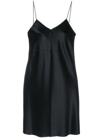 Lyst - Helmut Lang Zip Detail Slip Dress in Black - Save 38%