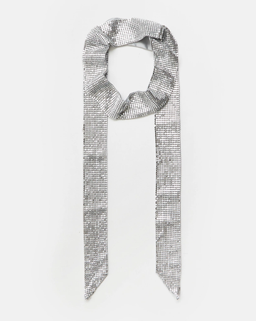 metallic scarf
