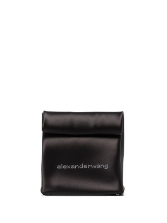 Alexander Wang Lunch silk clutch bag - FARFETCH