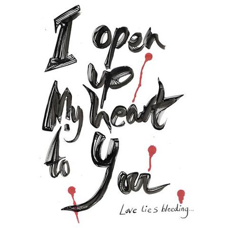 I Open Up My Heart To You... Love Lies Bleeding – Georgina Goodman