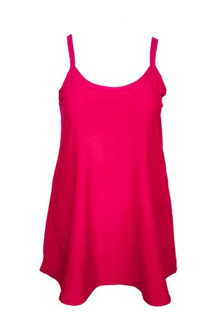 Essential Cami Tunic Slip Dress in Bright Pink – Jill Alexander Designs