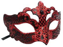 red masquerade mask - Google Search