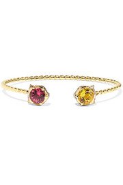 Gucci | 18-karat gold diamond bracelet | NET-A-PORTER.COM