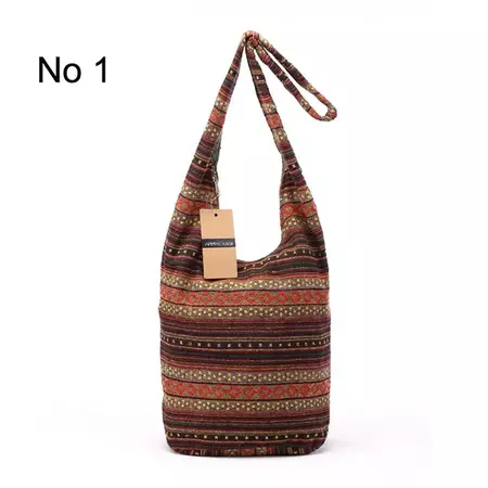 Women Cotton Shoulder Bag High Quality Woven Fabric Crossbody Shoulder Bag Bohemian Style Chic Hobo Bag | Wish