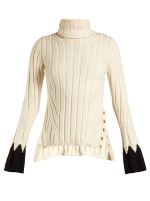 Aran-knit wool sweater | Alexander McQueen | MATCHESFASHION.COM