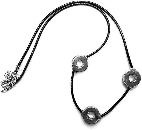 Amazon.com: Jebester Anime Naruto Akatsuki Uchiha Titanium Steel Itachi Cosplay 3 Loops Necklace: Clothing