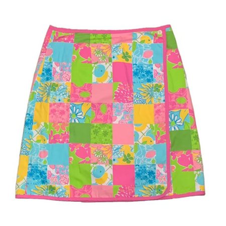 lilly pulitzer Lilly Pulitzer Skirts | Lilly Pulitzer Colorful Floral ...