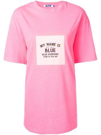 SJYP Neon Graphic T-shirt - Farfetch