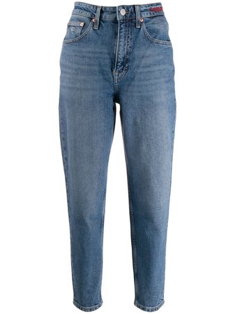 Tommy Jeans High Rise Tapered Jeans - Farfetch