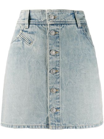 Blue Givenchy Denim Mini Skirt | Farfetch.com
