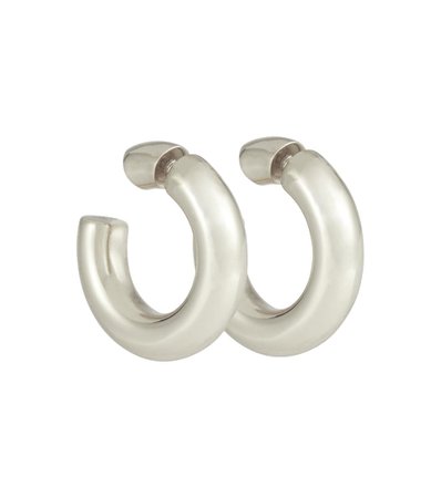 Christopher Esber Reversed Hoop silver-plated earrings