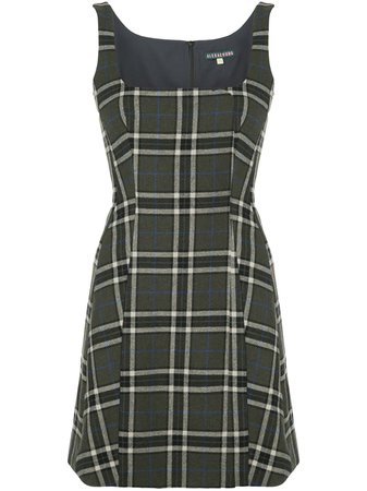 Alexa Chung Checked Mini Dress | Farfetch.com