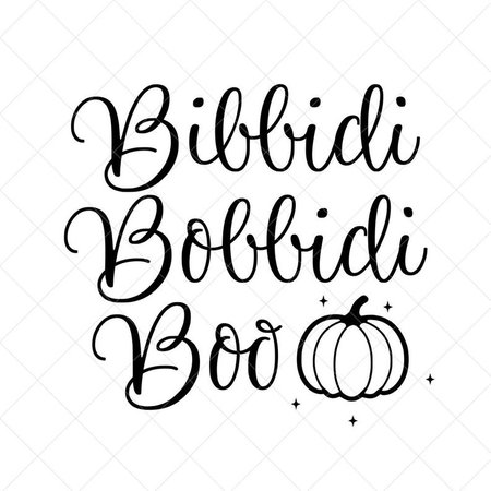 Bibbidi Bobbidi Boo SVG Halloween SVG Fairy Godmother Svg | Etsy