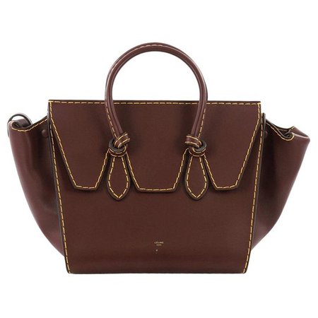 Celine Tie Knot Tote Smooth Leather Small For Sale at 1stdibs