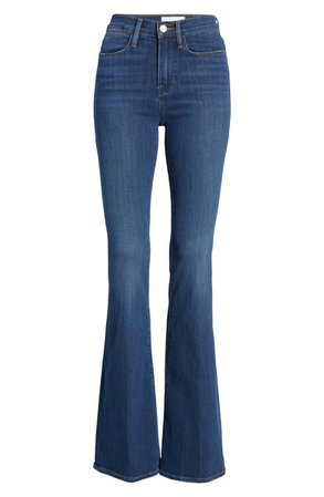 FRAME Le High Waist Flare Jeans | Nordstrom