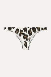 Solid & Striped | The Rachel leopard-print bikini top | NET-A-PORTER.COM