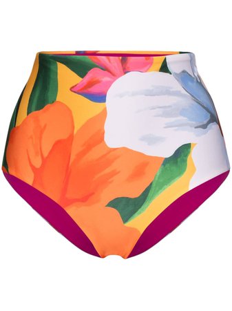 Mara Hoffman Lydia Floral-Print Bikini Bottoms | Farfetch.com
