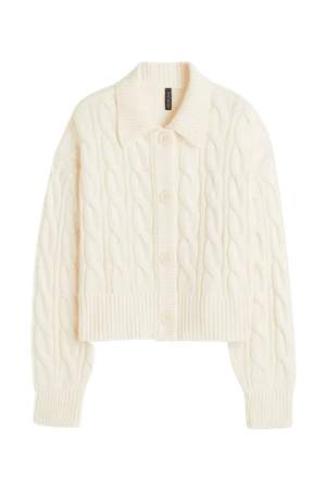 H&M Cable-knit Cardigan