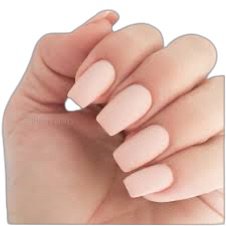 nude matte nails