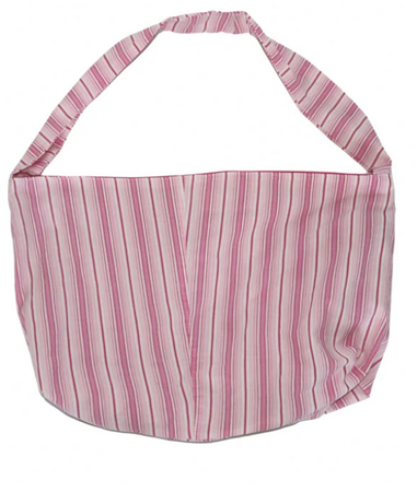striped bag