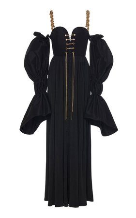 fancy black dress