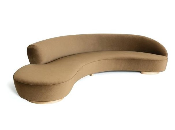 vladimir kagan sofa sofa with arm curve