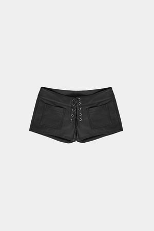 Micro Lace Up Shorts
