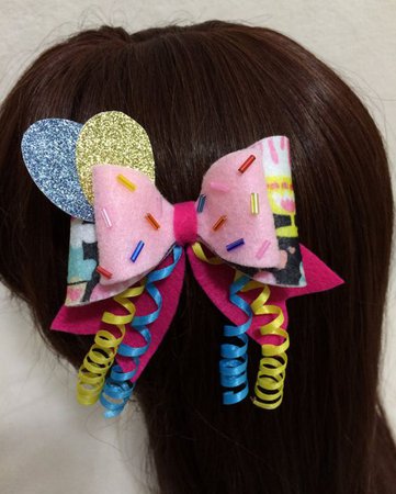 pinkie pie hair bow