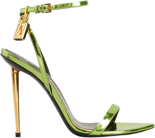 Olive gold heel