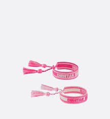 neon pink dior braclet - Google Search