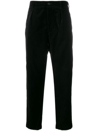 Engineered Garments Carlyle Velvet Trousers 19F1F012 Black | Farfetch