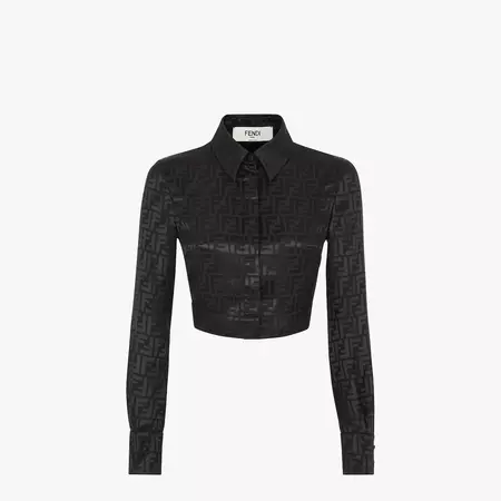 Shirt Silk Black | Fendi